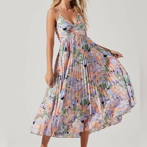 ASTR Floral Midi Dress